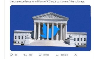 推特起诉4个实体非法抓取数据 马斯克：这就是为什么我们要设置速率限制