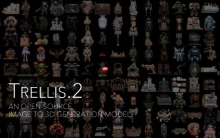 ​微软开源 TRELLIS.2，一键将图片转为高精度 3D 模型