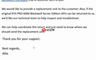 1万美元的RTX PRO 6000显卡损坏没法修：NVIDIA同意换新了！