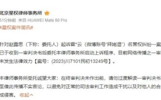 赵露思败诉 赵露思方律师回应：已上诉 请勿过度解读