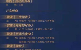 “湾区升明月”中秋晚会节目单 直播时间、直播电视台频道