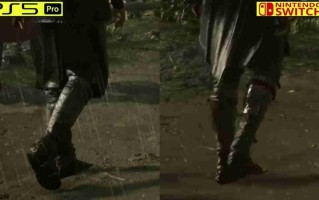 《刺客信条：影》PS5 Pro和Switch 2画面对比