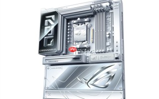 华硕ROG Crosshair X870E Glacial旗舰主板曝光：全白设计颜值无敌