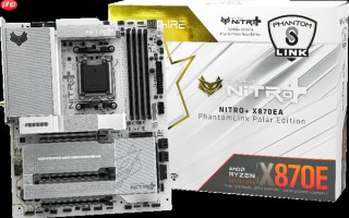 NITRO+氮动极光特别版与钛色版X870E旗舰主板强势上新 创新背插技术赋能极致游戏体验