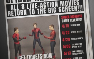 《蜘蛛侠》系列真人八部曲北美重映 来回顾下每部重映首日票房对比