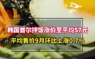 韩国食品价格猛涨蔬果价格创全球最高，一份拌饭均价57元人民币！