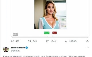 哈佛学生推出生成式女友养成AI网站SmashOrPassAI