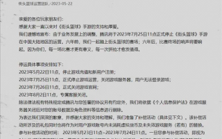 运营6年太可惜，腾讯又一手游没了！《街头篮球》国服今天停运！