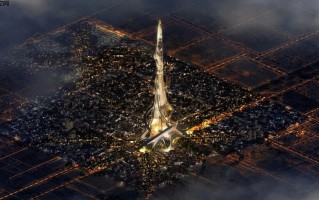 沙特挑战世界第一高楼：两千米高度“一柱擎天”，比迪拜哈利法塔高一倍多