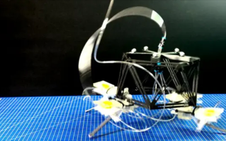 牛津大学研发出空气驱动“无脑”机器人：没有电子元件也能自主运动