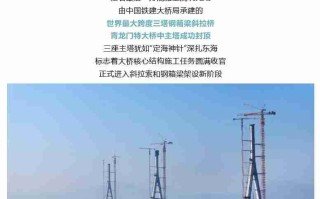 世界最大跨度三塔钢箱梁斜拉桥三座主塔全部封顶