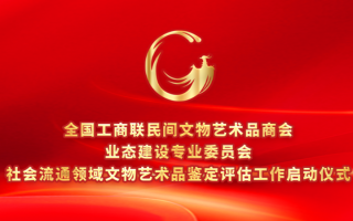 全联民间文物艺术品商会业态建设专业委员会“社会流通领域文物艺术品鉴定评估工作”启动仪式成功举办