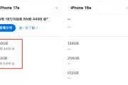 苹果发布iPhone 17e：4499元起售 较16e“加量不加价”