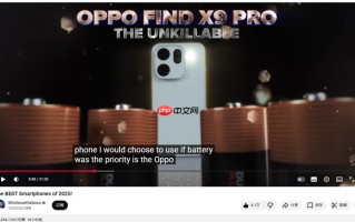 OPPO Find X9 Pro双杀苹果三星，斩获欧美KOL年度大奖