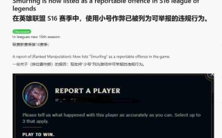 迟来17年的制裁！《英雄联盟》新增“炸鱼”举报选项