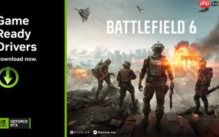 全新 GeForce Game Ready 驱动优化《战地风云 6》(Battlefield 6)及 PhysX 游戏