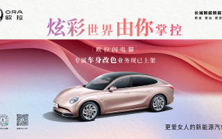 流行色号由你掌控 和欧拉闪电猫一起为个性生活上色