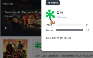 游改电影《无主之地》口碑评价！烂番茄新鲜度挂0大跌眼镜