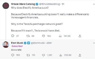 马斯克：不搞好超级充电站 特斯拉早就完蛋了