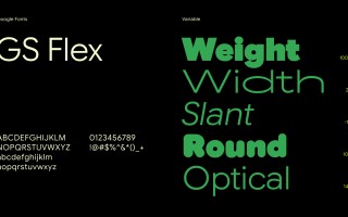 谷歌发布开源字体 Google Sans Flex，支持免费商用