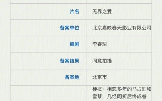 李睿珺《无界之爱》与追光动画《朝花·夕拾》和《水浒1：风雪山神庙》立项