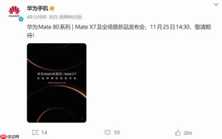 11月25日见！华为Mate 80系列正式官宣