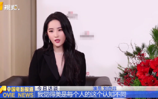 刘亦菲谈美的标准：揉到内心情绪想表达的时候最美