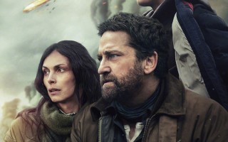 《末日逃生2》曝新海报 杰拉德·巴特勒携家穿越冰封欧洲！