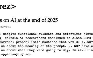 Redis 之父 2025 年对人工智能的思考