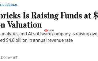 AI 数据平台 Databricks 启动 L 轮融资，估值达 1340 亿美元