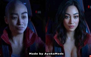 《星际：异端先知》光头女主被网友改成性感美女