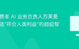 微软消费者 AI 业务负责人苏莱曼：要创造“符合人类利益”的超级智能