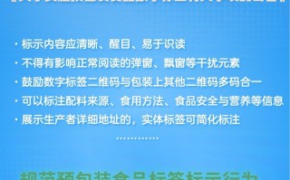 食品信息一目了然！预包装食品数字标签公告发布