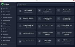 Kairoa v1.1.0 发布，跨平台桌面开发者工具