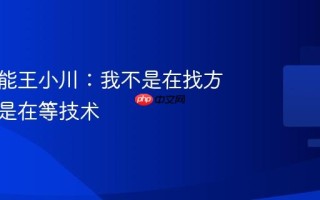 百川智能王小川：我不是在找方向，我是在等技术